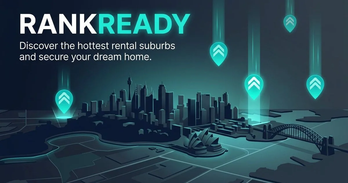 Map of Sydney with location pins representing individual location pages for different suburbs and service areas