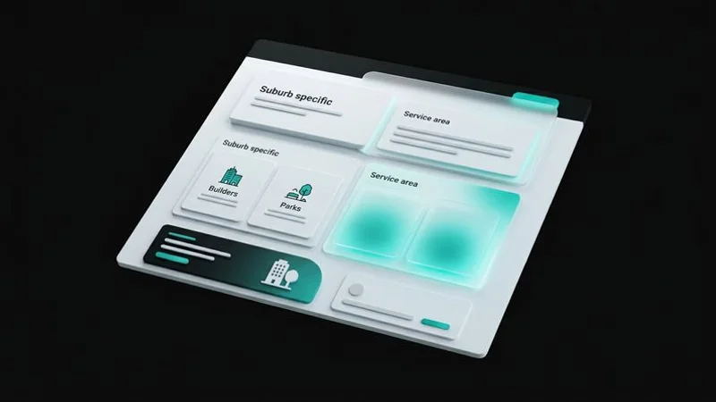 Example of a well-built location page with suburb-specific content